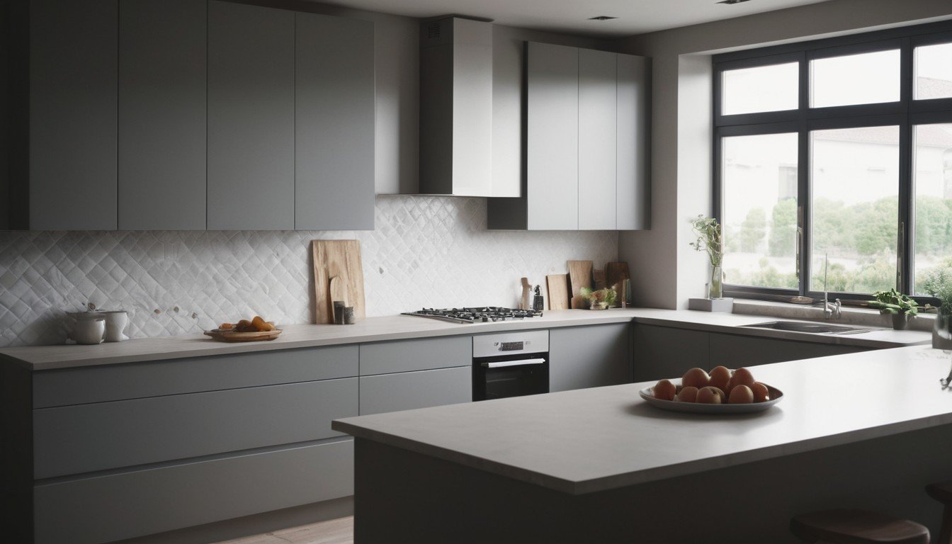 Matte Gray kitchen 8